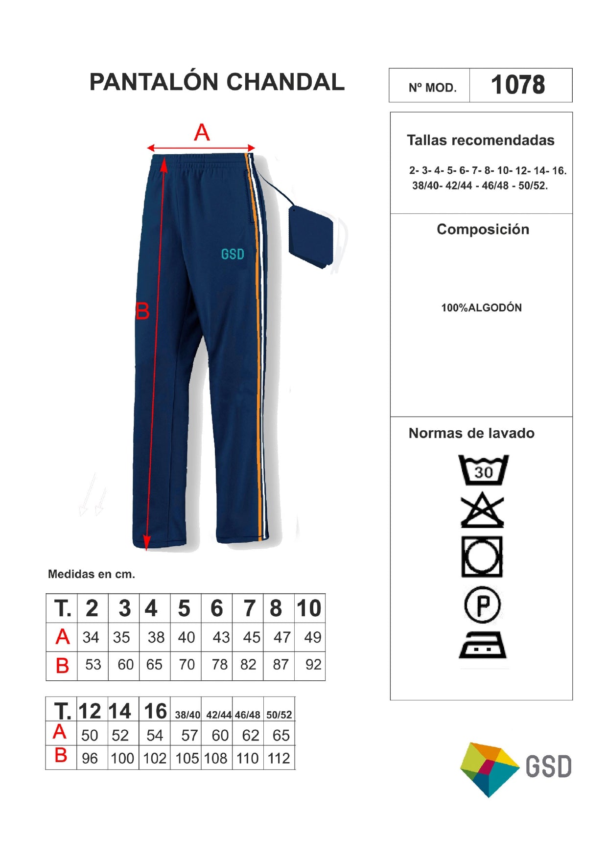 Pantalón Chándal GSD