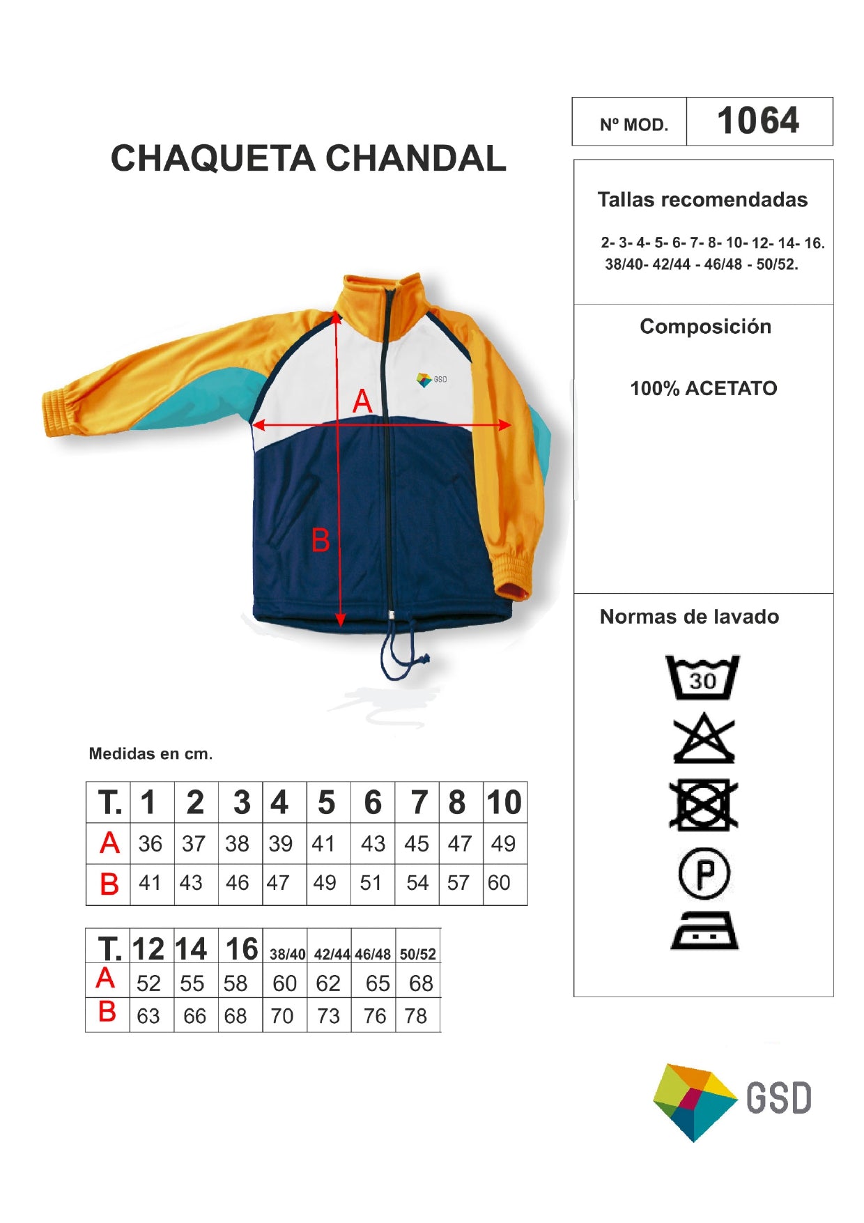 Chaqueta Chándal GSD